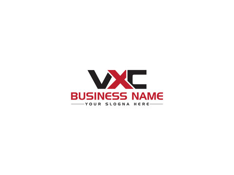Simple VXC v x c Logo Letter Vector Icon Design For Your Modern Business