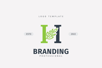 H Letter Logo Vector Concept Icon Trademark. Universal H Logotype Brand