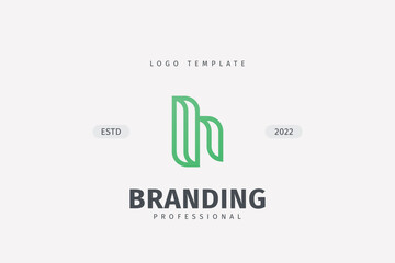 Fototapeta premium H Letter Logo Vector Concept Icon Trademark. Universal H Logotype Brand