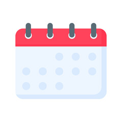 Calendar icon. A red calendar for reminders of appointments and important festivals in the year.