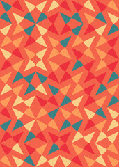 Abstract Geometric Pattern generative computational art illustration