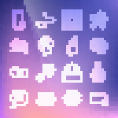 Set line Folder service, Test tube with virus, Headphones speech bubble chat, Office folders, Human head, Question and Exclamation, Mobile and Clean water drop icon. Vector