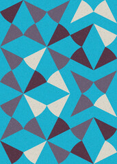 Abstract Geometric Pattern generative computational art illustration