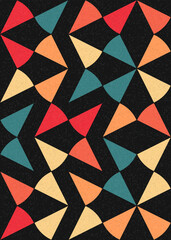 Abstract Geometric Pattern generative computational art illustration