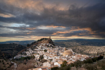 Fototapeta premium Pueblos de Andalucía, Montefrío en la provincia de Granada