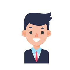 The staff are dressed politely. Business men and women. job application concept