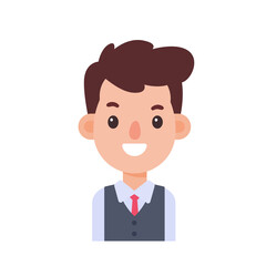 The staff are dressed politely. Business men and women. job application concept