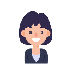 The staff are dressed politely. Business men and women. job application concept