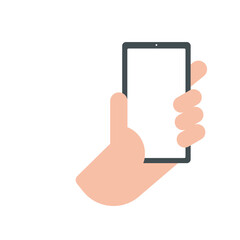 Businessman holding a mobile to pay online via credit card online shopping concept