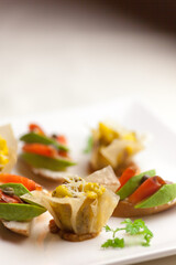 イタリアン前菜のイメージ背景