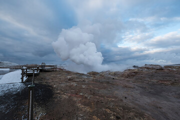 Obraz premium Reykjanes - Gunnuhver