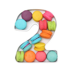 macaroons variety in number plate