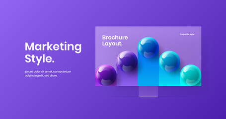 Isolated computer display mockup site concept. Amazing banner design vector template.