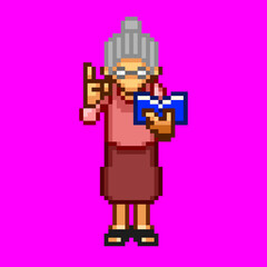 おばあさん01ワンポイント本