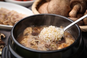 Korean traditional soybean paste stew