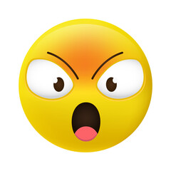 Emoji angry icon