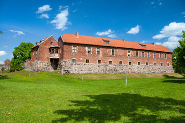 Fototapeta na wymiar Medieval Teutonic castle in Sztum, Pomeranian Voivodeship, Poland 