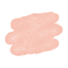 Orange watercolor splotch paint shape png.