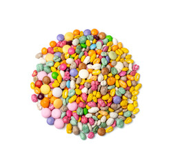 Small Round Candies Isolated