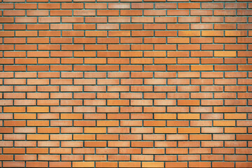 background of red brick wall close-up