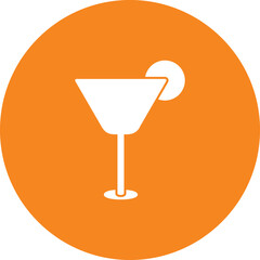 Cocktail Drink Vector Icon