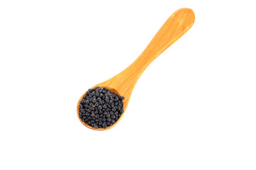 Black organic lentils