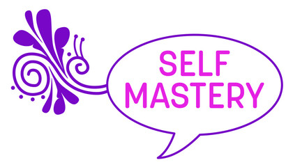 Self Mastery Purple Comment Symbol Swirls 