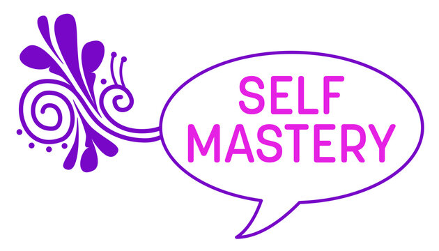 Self Mastery Purple Comment Symbol Swirls 