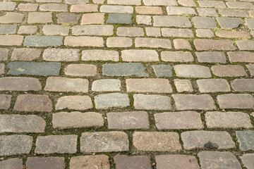 Old Stone Pavement Background