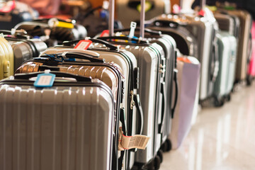 The suitcase consists of a large suitcase and a backpack national travel during the holidays travel tour