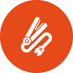 Hair iron Icon