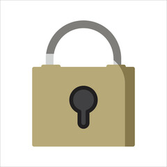 padlock - privacy icon vector design template