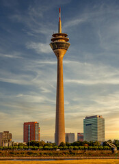 Naklejka premium Summer in Düsseldorf