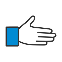 Obraz premium Open Hend Icon