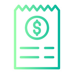 invoice gradient icon