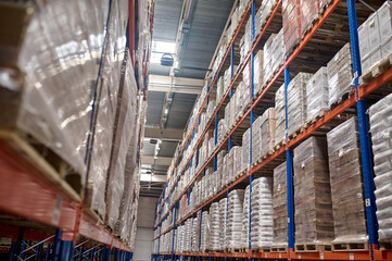 Merchandise stored in the commercial warehouse premises