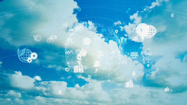 青空と環境テクノロジー