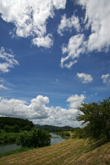 篠山川　夏の風景　8月