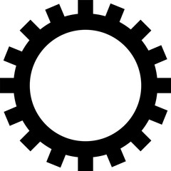 gear settings vector design illustration isolated on transparent background