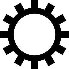 gear settings vector design illustration isolated on transparent background