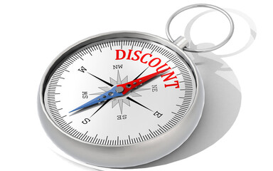 Direction to discount on isolated compass
