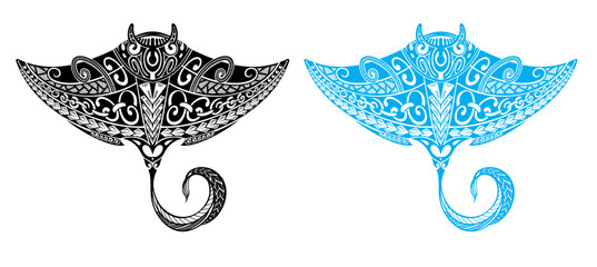 Decorative bird for your design. Hummingbird.Tattoo bird symbol .Vecto illustration