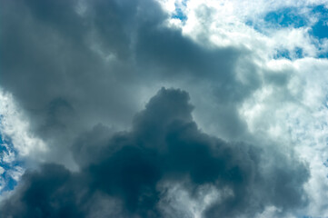 blue sky with clouds
