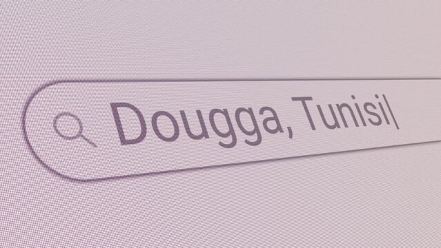 Search Bar Dougga Tunisia 
Close Up Single Line Typing Text Box Layout Web Database Browser Engine Concept