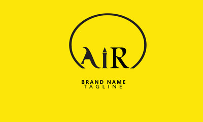 AIR initial logo template, vector illustration for Brand Monogram