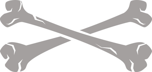 Halloween element. Bones crossed icon