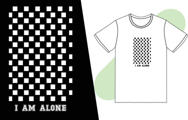 trendy typography t shirt design