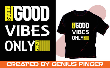 trendy typography t shirt design