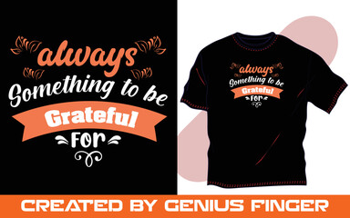 trendy typography t shirt design