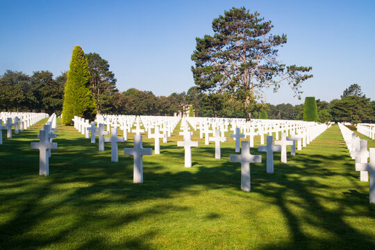 Cimitero memoriale Americano Normandia . Sbarco in Normandia
